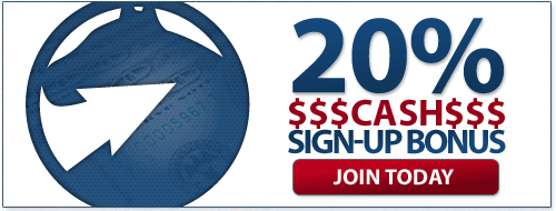 Join today - Get 20% cash bonus