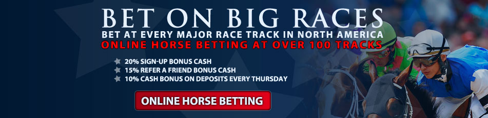 Bet on over 100 Horse Racing Tracks
